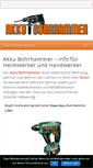 Mobile Screenshot of akku-bohrhammer.net