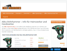 Tablet Screenshot of akku-bohrhammer.net